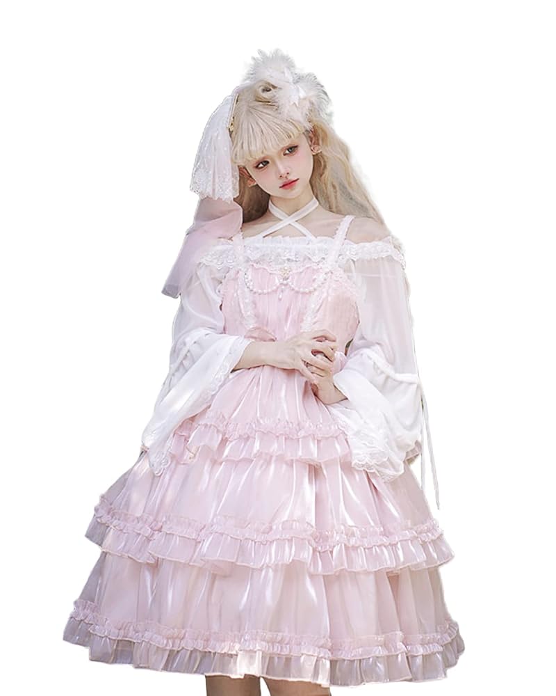 Amazon.co.jp: [JIURUN] ワンピース ロリータ ドレス ジャンパー